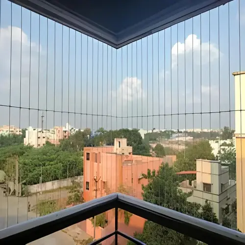 Secure Netting Window and Balcony Invisible Grill in Vizianagaram, Srikakulam, Bhimavaram, Kakinada, Vizag (Visakhapatnam), Nellore, Ongole, Anantapur, Tirupati, Kurnool, Vijayawada, Kadapa, Guntur
