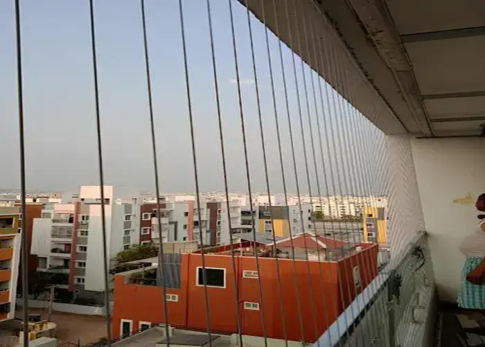 Secure Netting's Balcony and Window Invisible Grills in Secunderabad, Karimnagar, Nizamabad, Khammam, Nalgonda, Suryapet, Adilabad, Ramagundam, Medchal Malkajgiri, Warangal, Hyderabad, Mahbubnagar