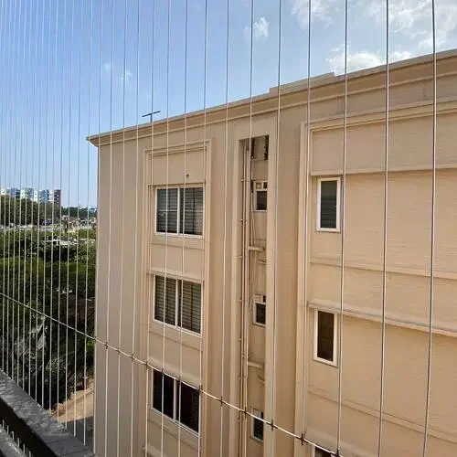 Secure Netting Offers Premium Nylon Coated and Stainless Steel Balcony Invisible Grills in Kanyakumari, Thoothukudi and Throughout Tamil Nadu