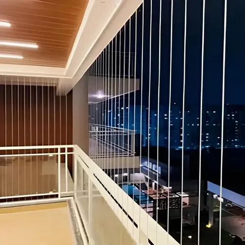 Secure Netting Offers Quality Nylon Coated, Aluminum and Stainless Steel Balcony Invisible Grills in Tiruchirapalli, Salem and Throughout Tamil Nadu